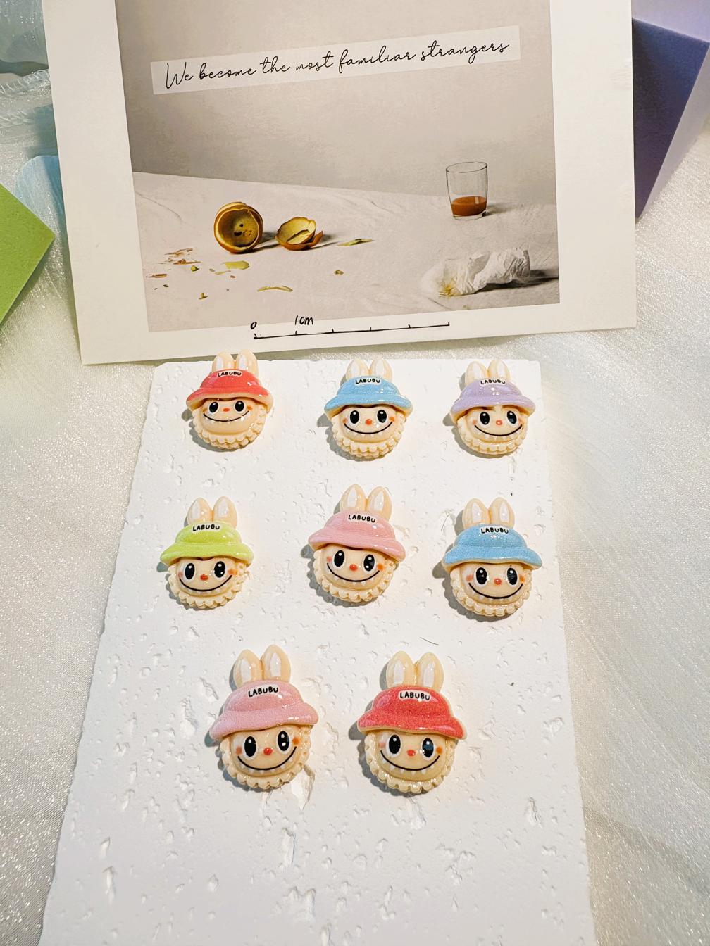 Cute Cartoon Resin DIY Accessories for Hair Clips, Keychains, Phone Cases, and Jewelry
