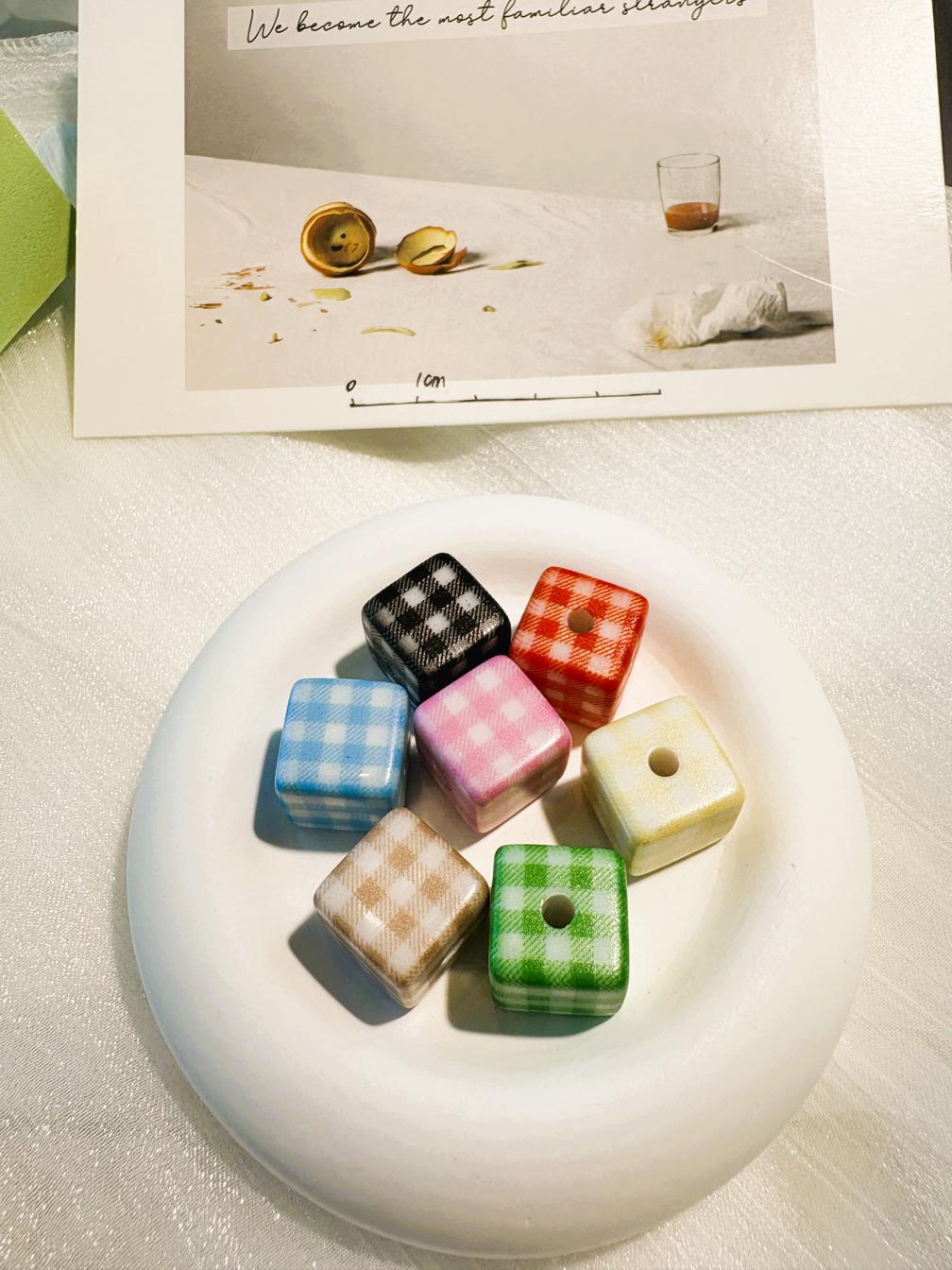 z_ A variety of cute cartoon bracelet resin accessories