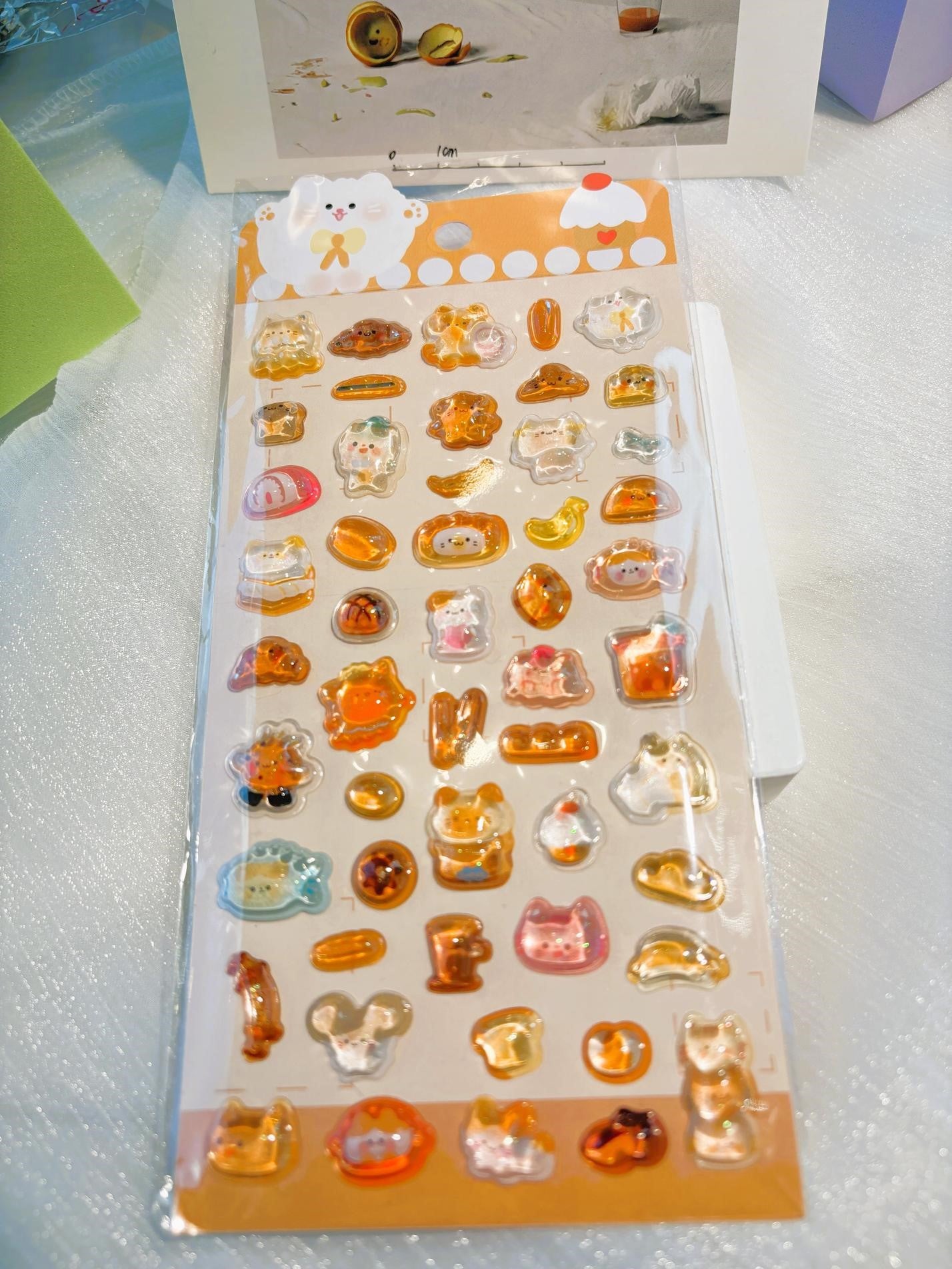 New DIY Stickers - Cartoon / 3D / Gem / Diamond / Bubble