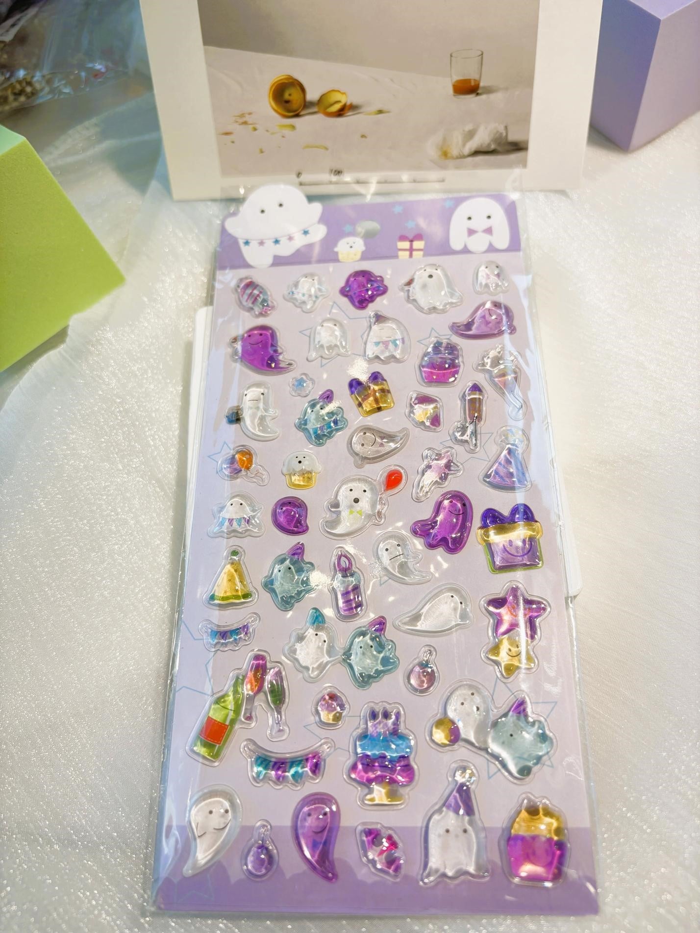 New DIY Stickers - Cartoon / 3D / Gem / Diamond / Bubble