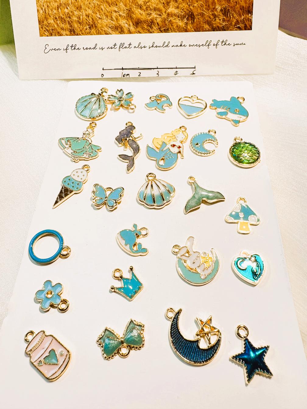 z_ Cute alloy cartoon bracelet DIY accessories