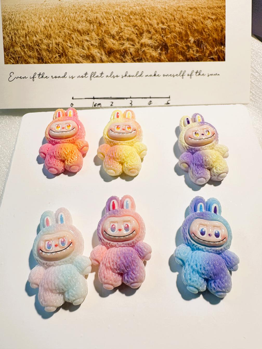 Cute Cartoon Resin DIY Accessories for Hair Clips, Keychains, Phone Cases, and Jewelry