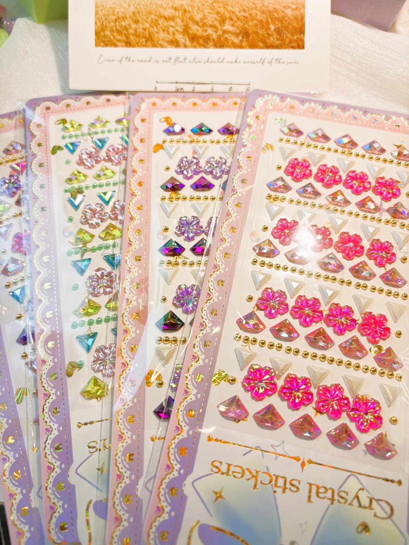 New DIY Stickers - Cartoon / 3D / Gem / Diamond / Bubble