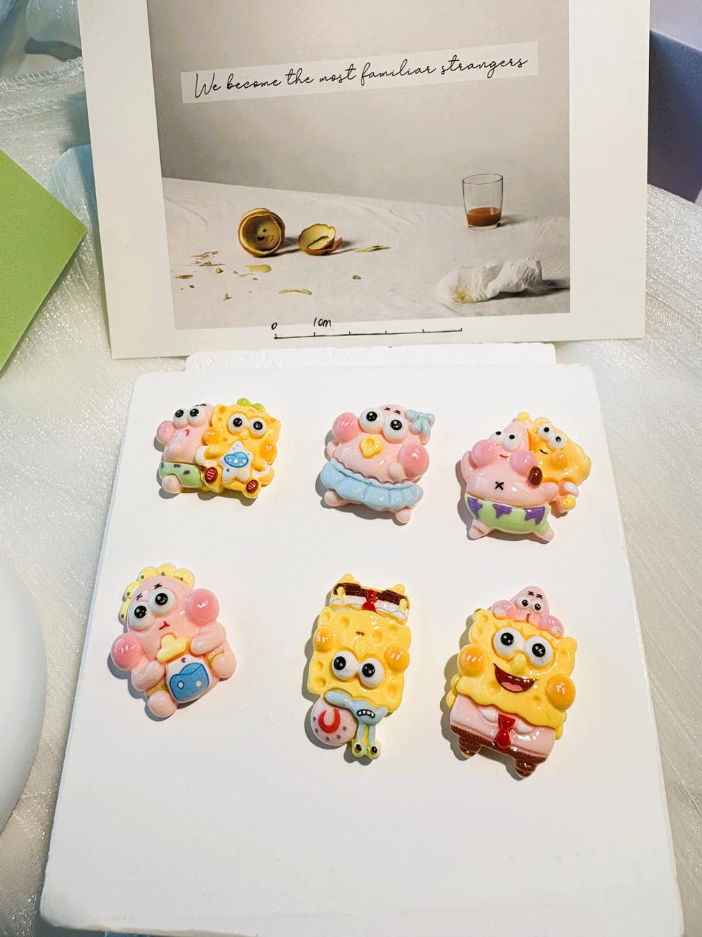 Cute Cartoon Resin DIY Accessories for Hair Clips, Keychains, Phone Cases, and Jewelry