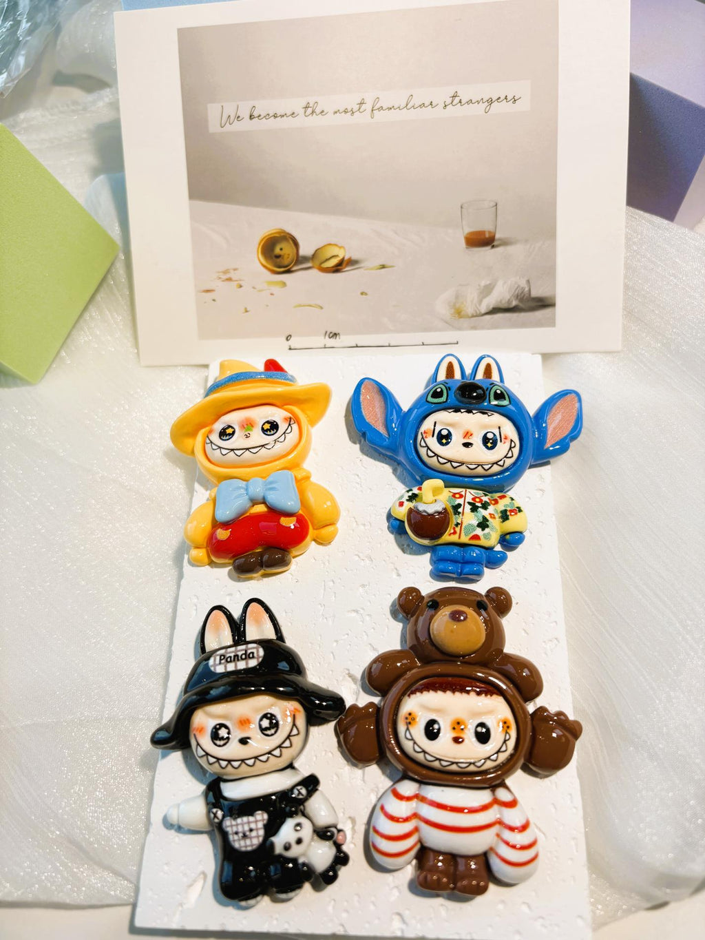 Cute Cartoon Resin DIY Accessories for Hair Clips, Keychains, Phone Cases, and Jewelry