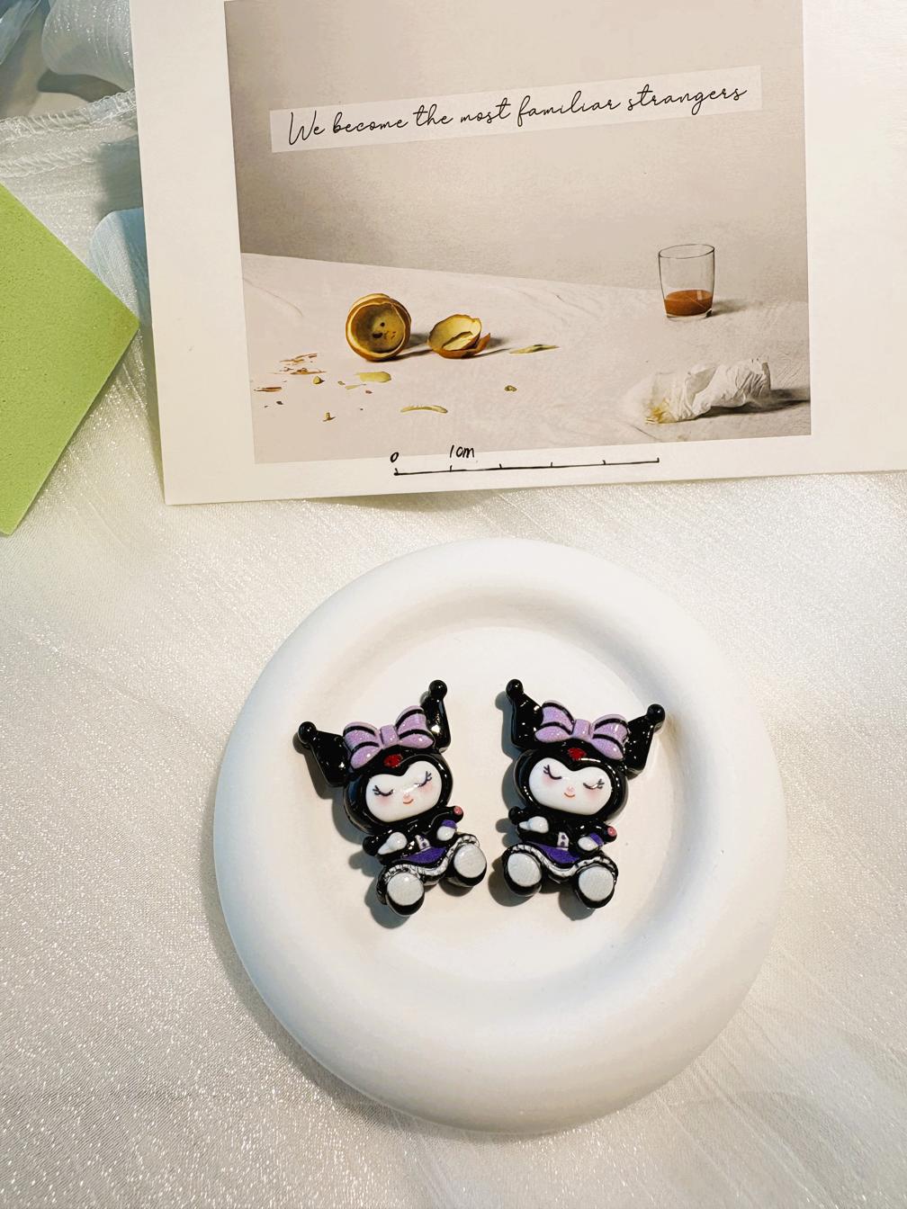 Cute Cartoon Resin DIY Accessories for Hair Clips, Keychains, Phone Cases, and Jewelry