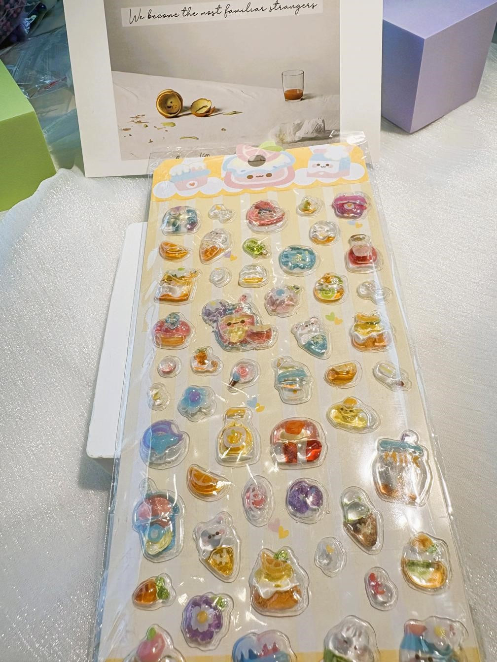 New DIY Stickers - Cartoon / 3D / Gem / Diamond / Bubble