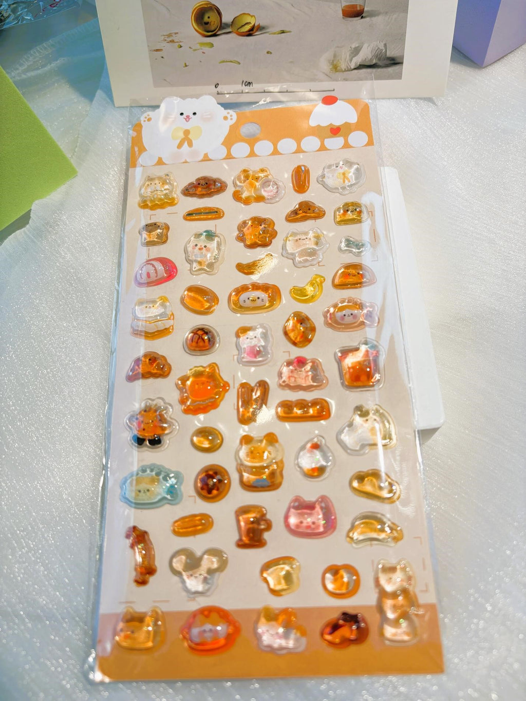New DIY Stickers - Cartoon / 3D / Gem / Diamond / Bubble