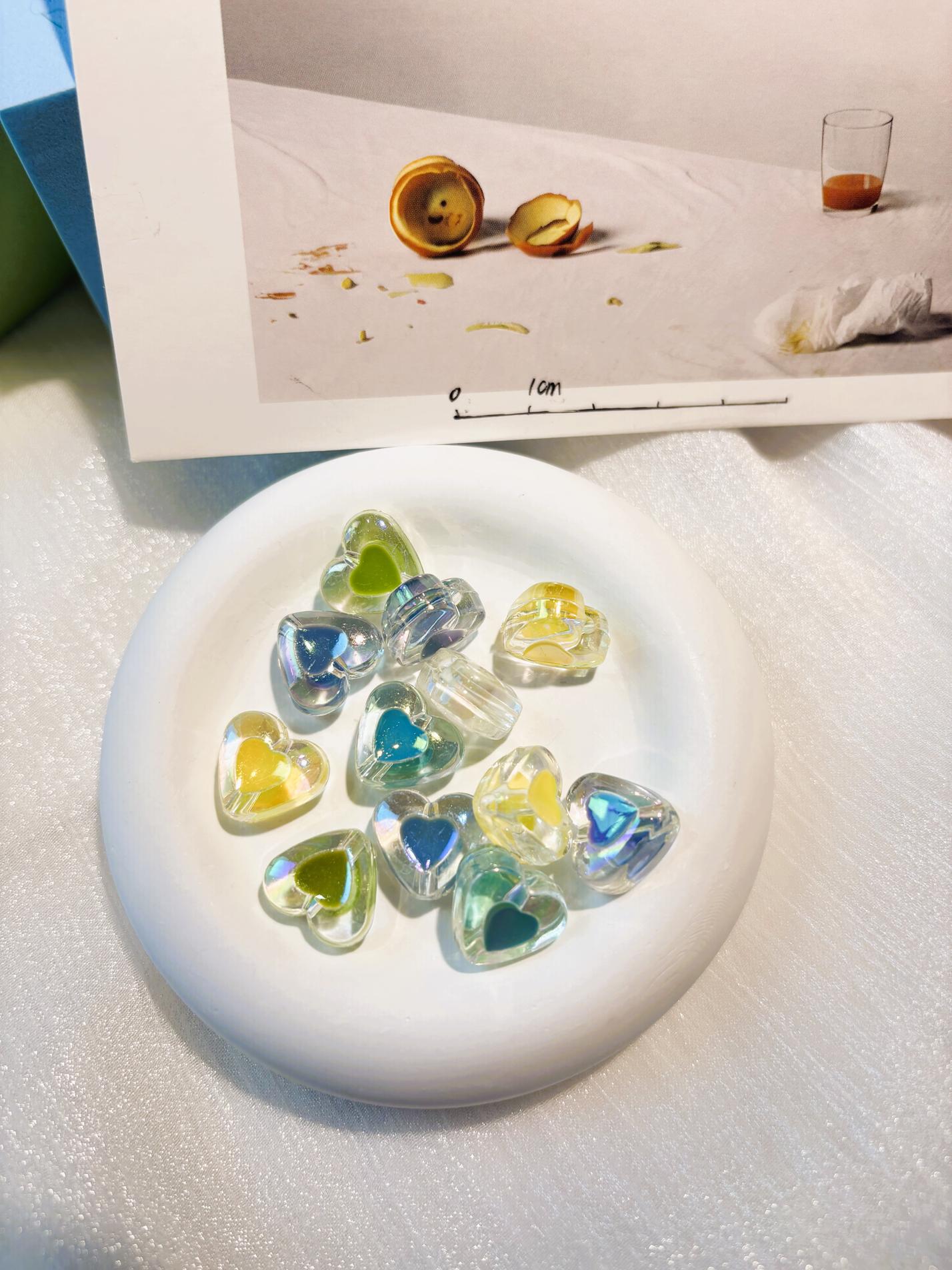 #05 Imitation glass, acrylic bracelet beads -16mm