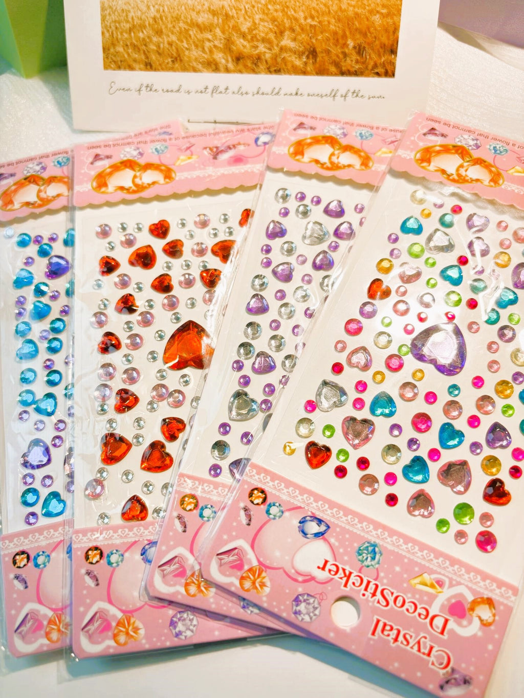 New DIY Stickers - Cartoon / 3D / Gem / Diamond / Bubble